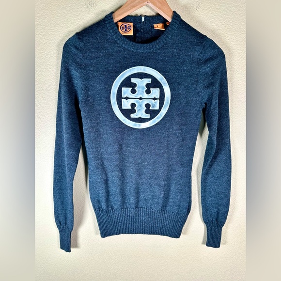 Tory Burch Logo Sweater for Women - Picture 5 of 12